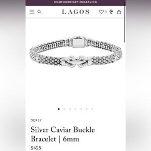 Lagos Caviar Derby bracelet 6mm